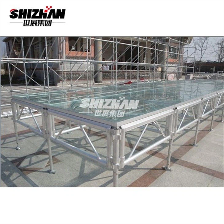 Aluminum Glass Stage