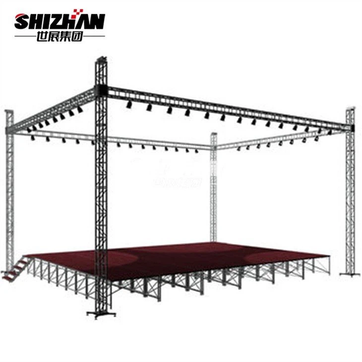 Aluminum event stage