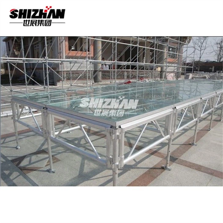 Aluminum Glass Stage